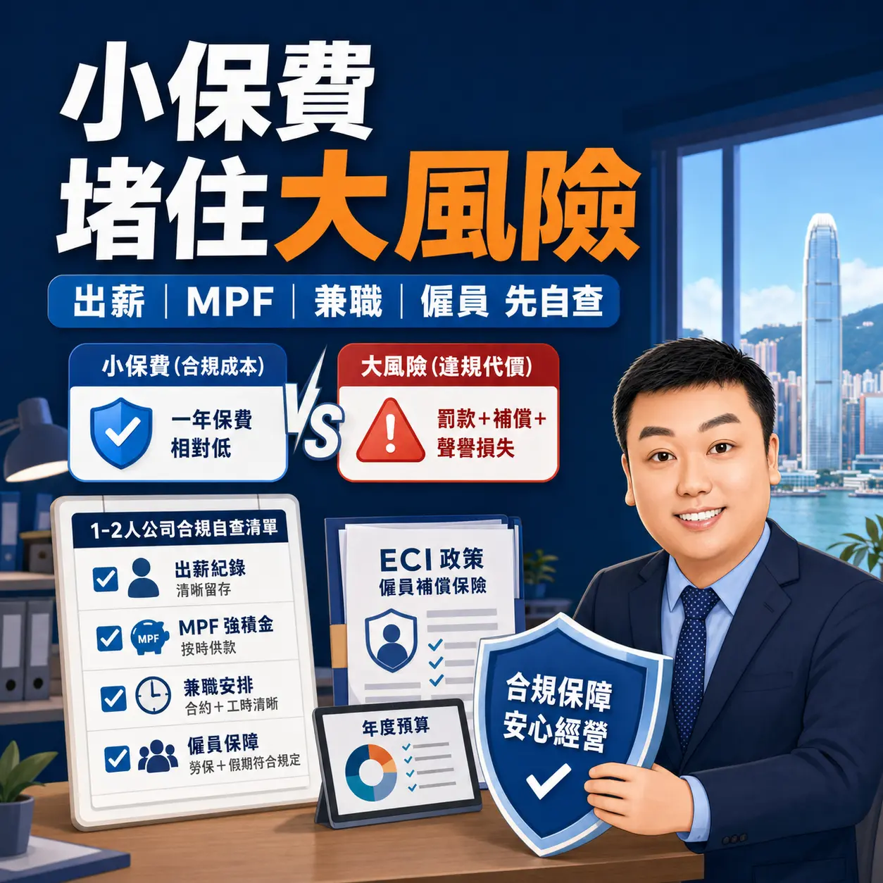 初創公司處理勞工險，成本通常低於違規風險