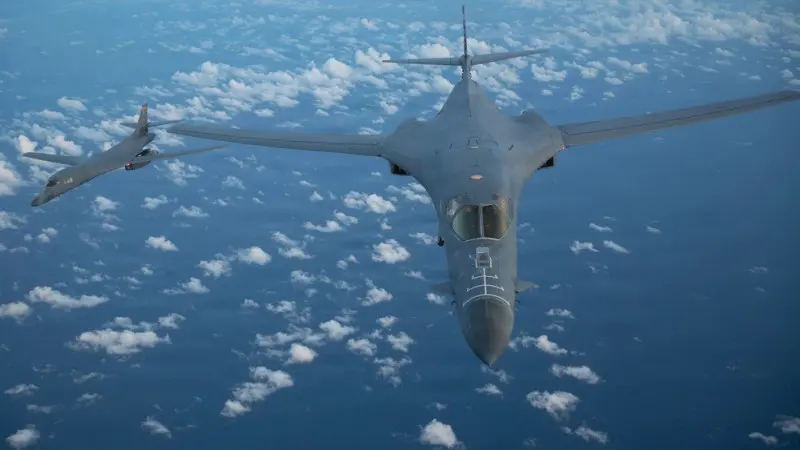 美國空軍B1-B轟炸機。（DVIDS）