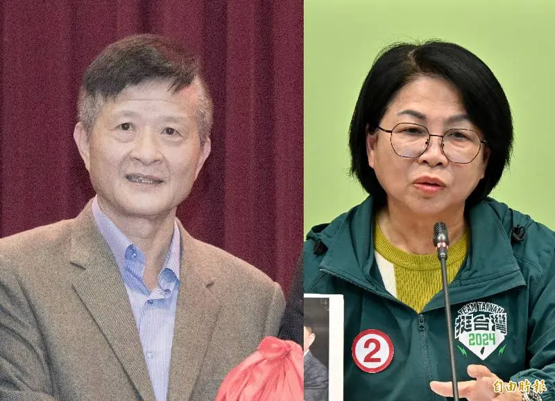 民進黨桃園市黨部主委改選，前主委張火爐(左)對決前立委湯蕙禎(右)。(資料照)