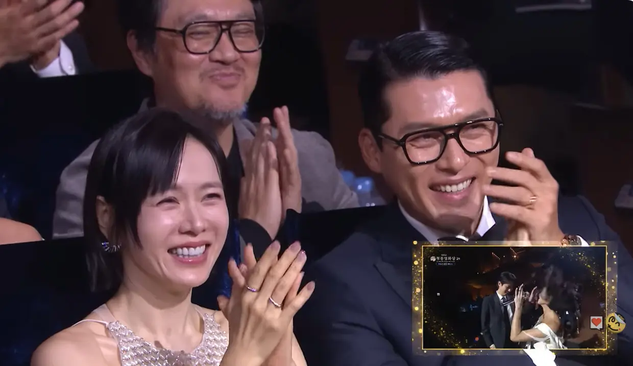 韓國影壇年度盛事第46屆青龍電影獎上週三落幕，玄彬、孫藝珍夫婦婚後首度同台並奪下影帝影后備受關注，但真正引爆網絡的，卻是華莎與朴正民這對「非CP組合」的驚喜表演。(圖：視頻截圖)