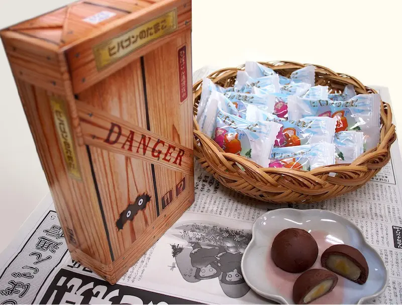 「ヒバゴン」的蛋（菓子鋪 大國堂推出的甜點）（來源：shobara-info）