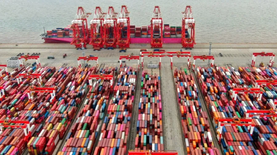 中國出口商品持續轉型 今年1-5月機電產品出口6.4萬億人民幣佔外貿六成的封面圖片