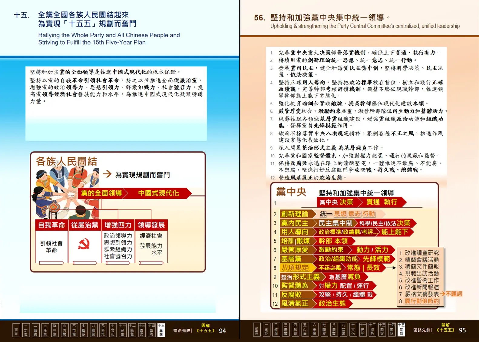 《十五五規劃》建議由十五個部分構成，分為61條。(圖：陳鳳翔)