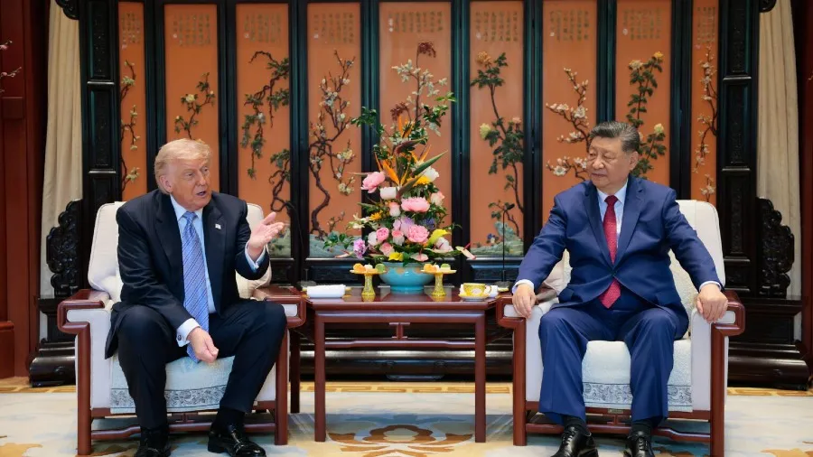 習近平與特朗普中南海會晤聚焦台灣問題與經貿成果 中國承諾採購數百億美元美國農產品的封面圖片