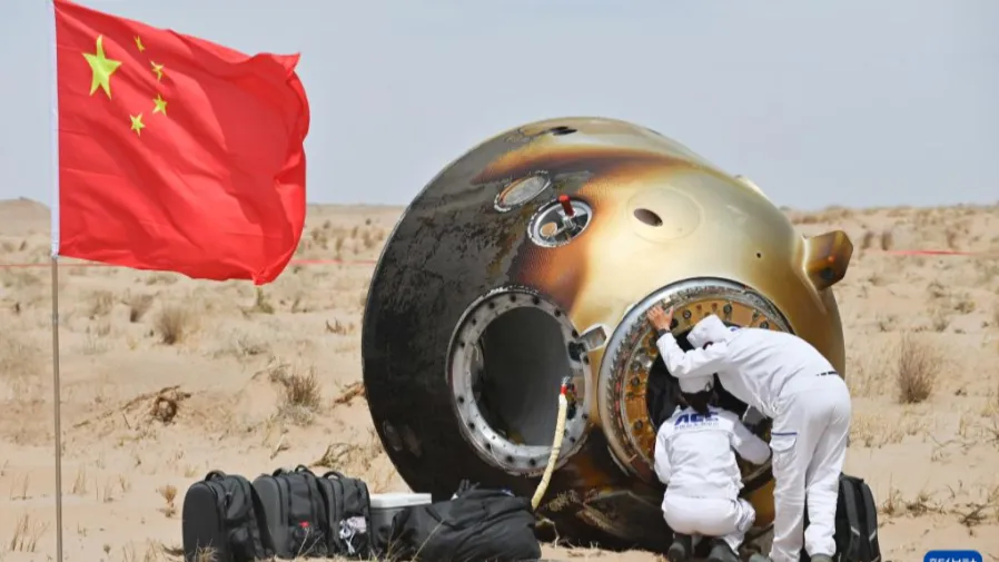 「神舟十九號」飛船三乘員平安返回 曾創航天員太空行走世界紀錄的封面圖片