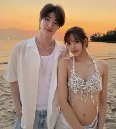 BLACKPINK成員Lisa繼法國街頭同遊後，再度被民眾拍到和Blue Pongtiwat於泰國Wacharaphon餐廳碰面，緋聞持續延燒，而Lisa過往也分享過K-pop偶像戀情相關的心聲。（來源：X）