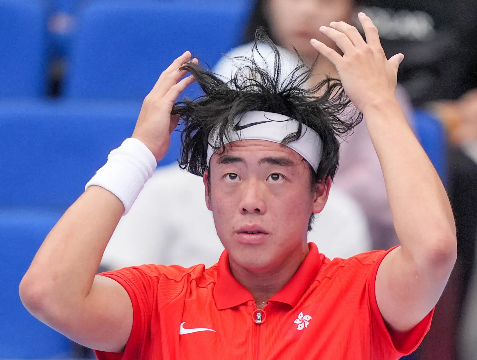 本屆首次參戰全運的黃澤林可謂狀態正盛，此前他在美網闖入男單 32 強寫下香港網球歷史，此番以 2 號種子身份出戰全運，8 強戰 2：0 擊敗崔杰後，因賽事不設銅牌戰提前鎖定獎牌。(圖：新華社)