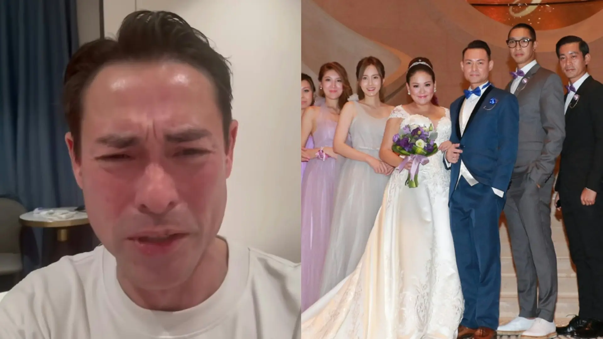 時間拉回一個月前，莫家慈突發急性肝衰竭的消息震驚各界，急需70萬元換肝手術費的困境，讓海俊傑放下所有身段，透過IG直播聲淚俱下為妻求助。(圖：網絡截圖)