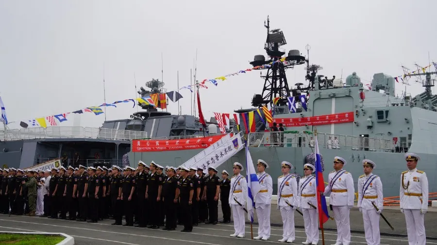 中俄兩軍本月上旬在俄羅斯境內舉行反導聯合演習的封面圖片