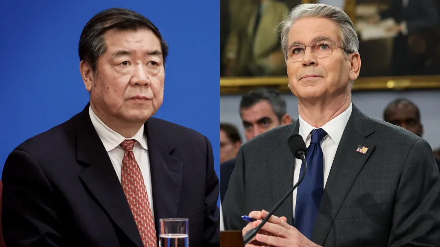 何立峰與美財長貝森特、貿代格里爾視頻通話 落實中美元首共識的封面圖片