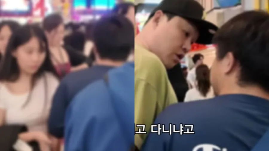 韓國 YouTuber 大阪街頭教訓撞人族 滋事男子見狀立刻道歉認慫的封面圖片