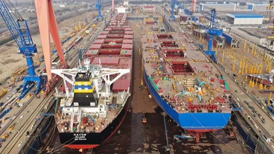 美國施壓難阻中國造船業 2025 年三大指標領跑全球占比超六成的封面圖片