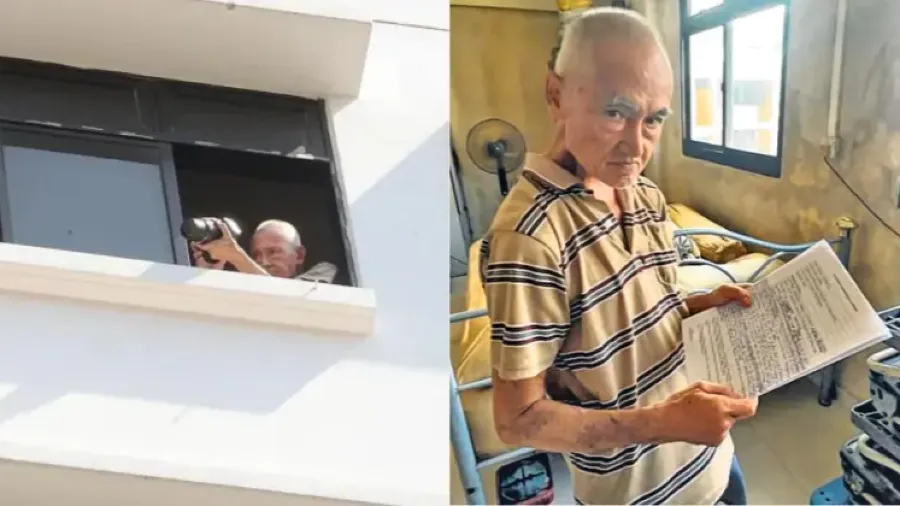 新加坡68歲伯砸2萬買長焦鏡頭，居家當社區狙擊手抓違規的封面圖片
