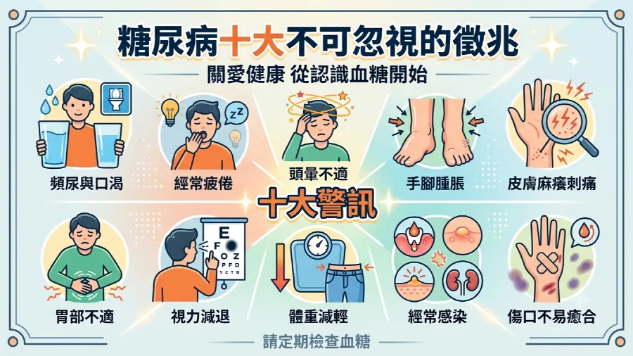 血糖出了問題，究竟有什麼樣的自覺症狀？的封面圖片