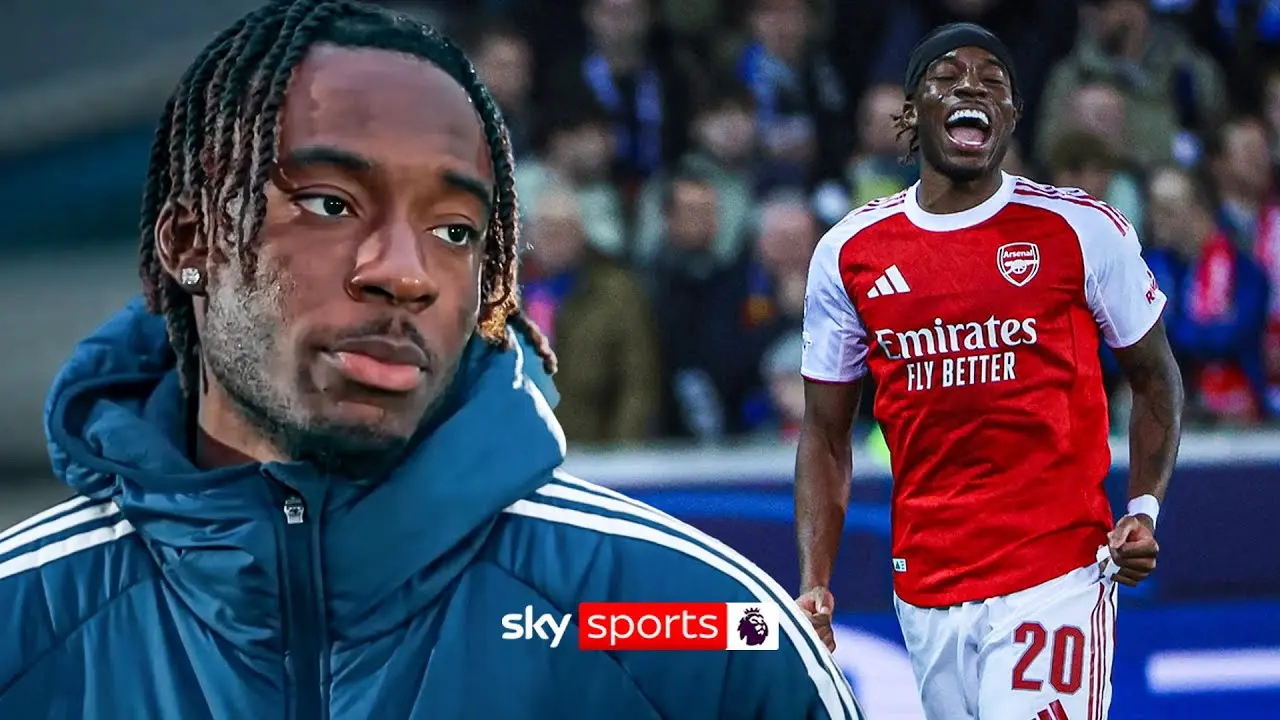 英格蘭球員馬度基（Noni Madueke）。（來源：Sky Sports Premier League@YouTube）
