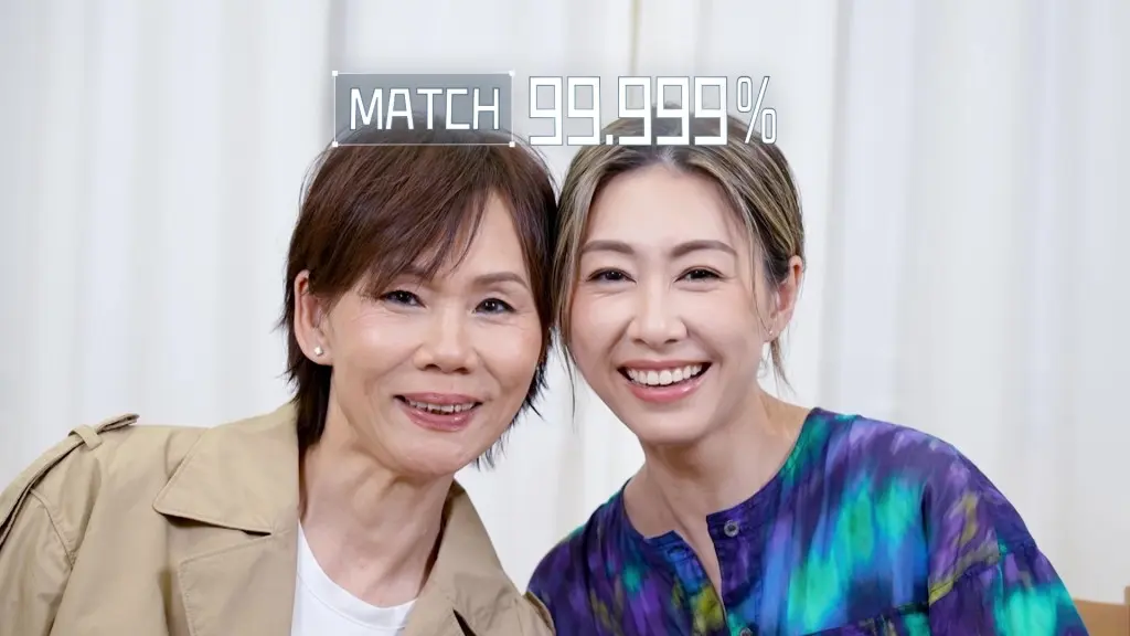母女二人應製作組要求參加「母女傳承度測試」，更顯深厚感情。被問及最喜愛的女兒作品，胡媽媽毫不猶豫選《大唐雙龍傳》。(圖：視頻翻攝)