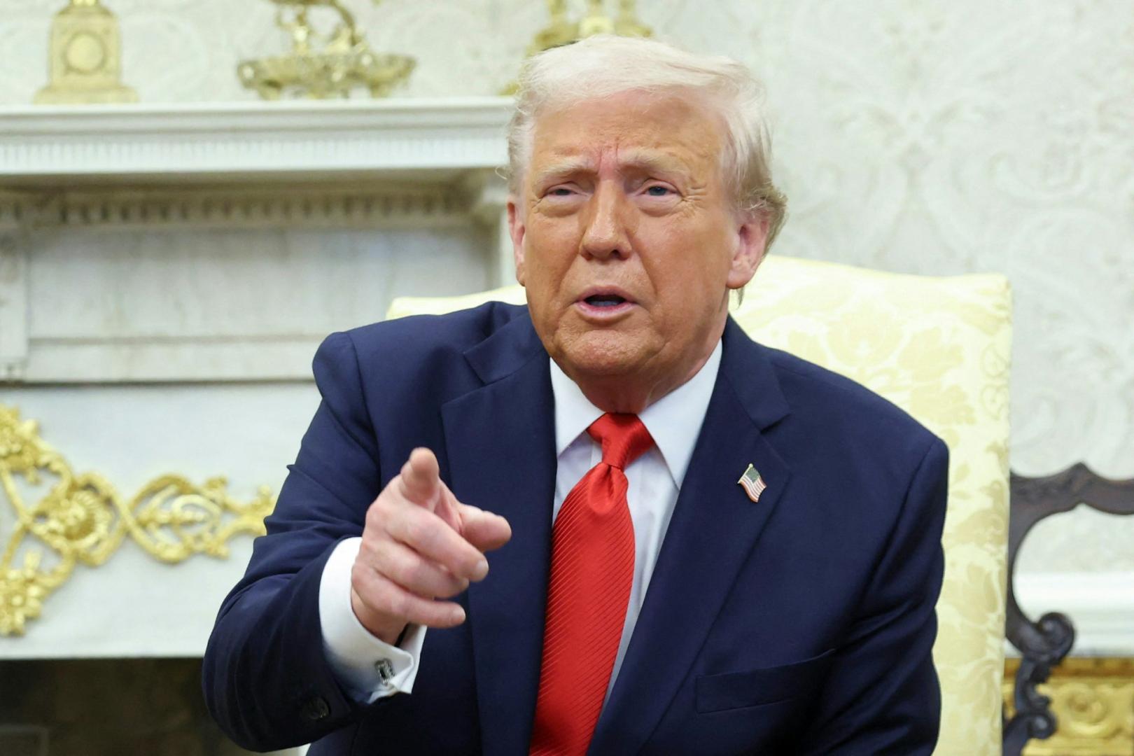 特朗普日前指中越合作是想「搞垮美國」。(白宮網站照片)