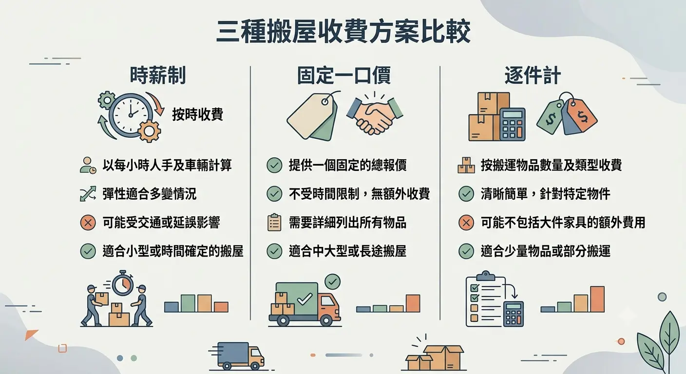 3 大收費方案比較