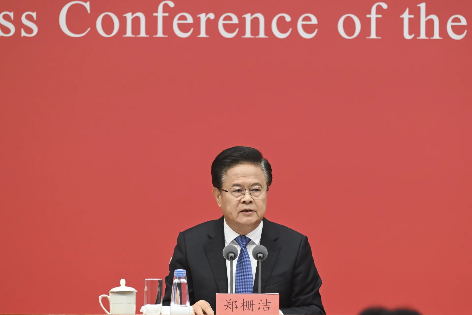 國家發改委主任鄭栅潔表示，未來產業蓄勢發力，未來10年新增規模相當於再造一個中國高技術產業。（新華社）