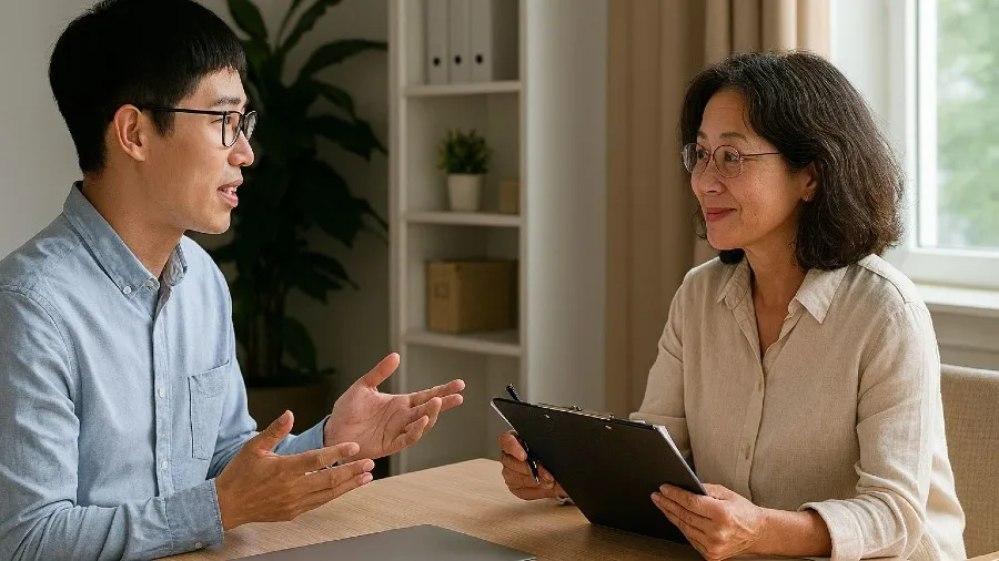 年輕人在面試與溝通中的智慧與成長的封面圖片