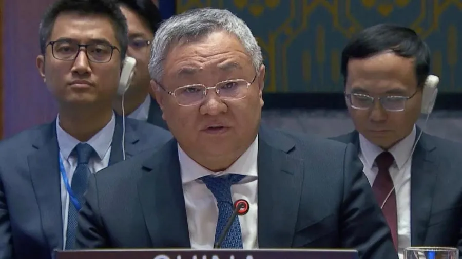 中國駐聯合國大使傅聰怒斥美以轟炸伊朗的封面圖片