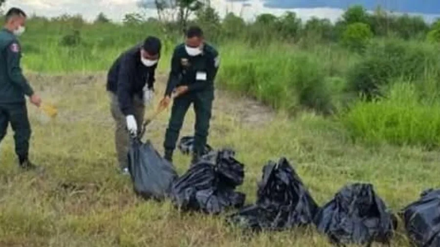 柬埔寨驚駭分屍案！兩外籍男子慘遭殺害後塑膠袋藏屍的封面圖片