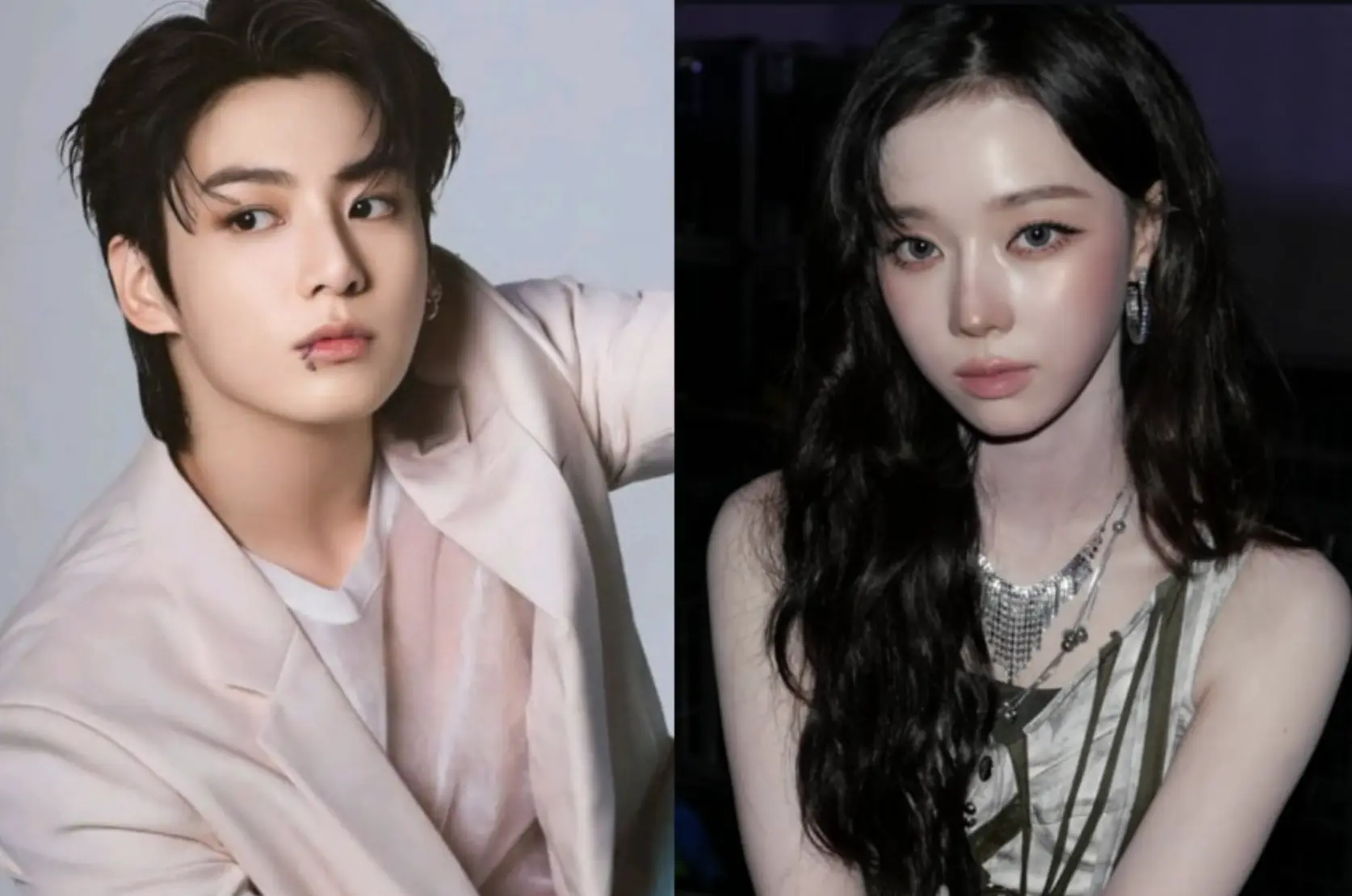 Jungkook所屬的Big Hit Music（隸屬HYBE集團）最初表示「正在確認中」，後續又以「暫無立場」回應；Winter所屬的SM Entertainment則直接未作任何公開回應，部分媒體將其回應註解為「沒有立場」。(圖：網絡截圖)