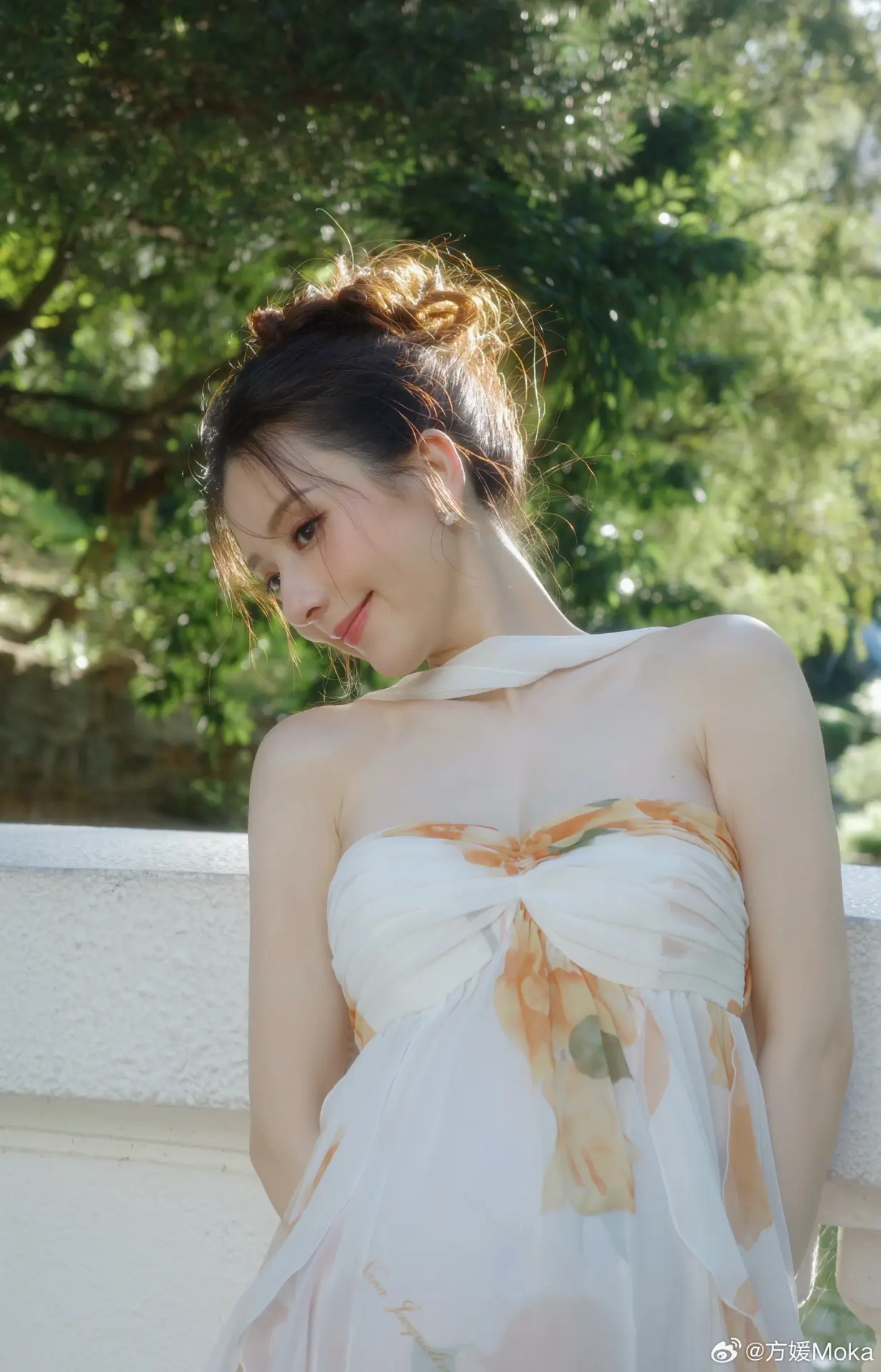 方媛透露在孕期初期，曾深受害喜之苦，嚴重到什麼東西都吃不下，這也是導致她體重偏輕的重要原因之一。(方媛微博)