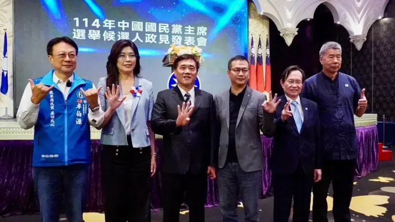 六位候選人的最後一次辯論會 （中央社）