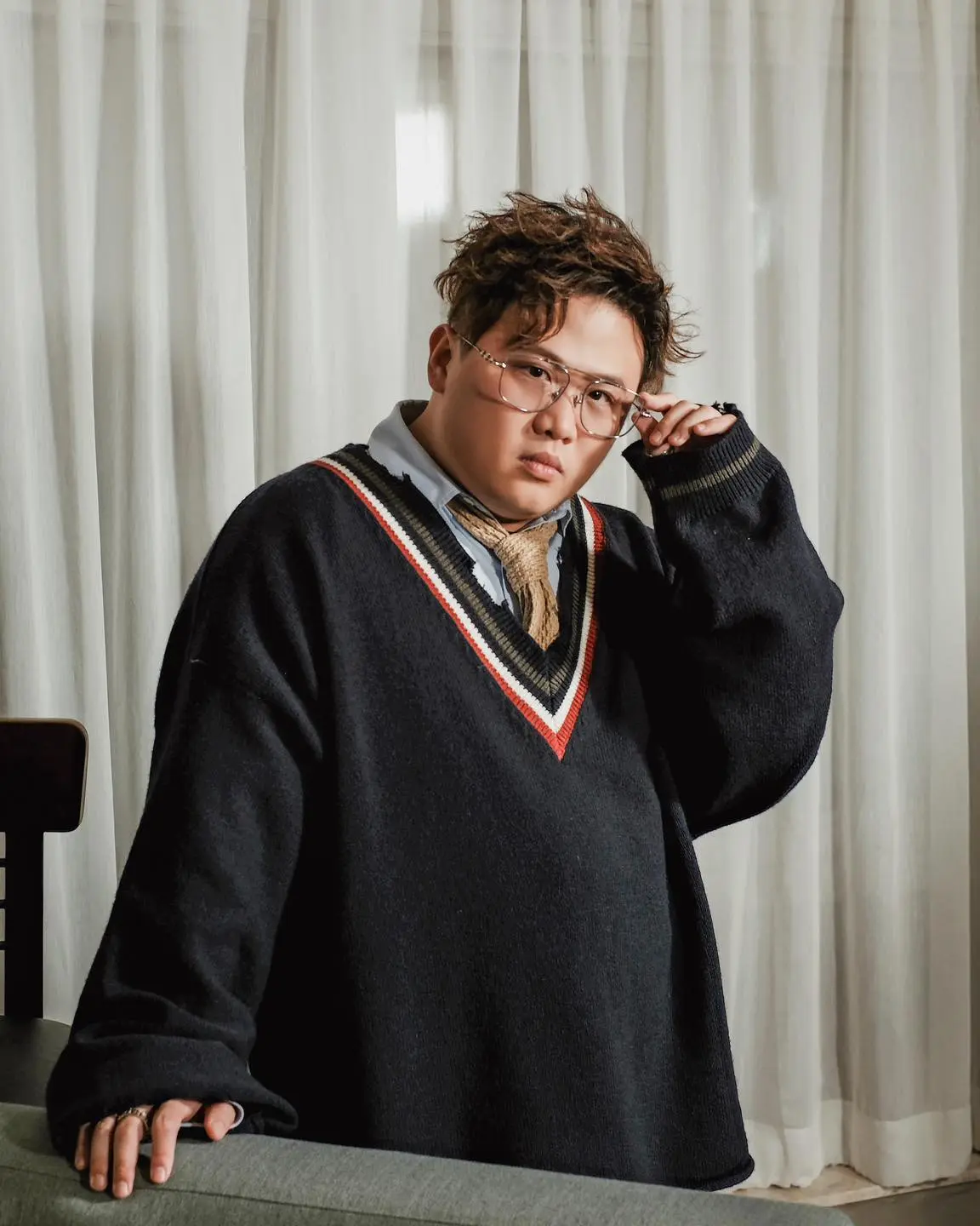 ERROR 隊長梁業（肥仔）笑言：「等公司安排。其實 ERROR 去不去，結果都是一樣！」他更呼籲大家為楊安妮投票。​(圖：ERROR@FB)​