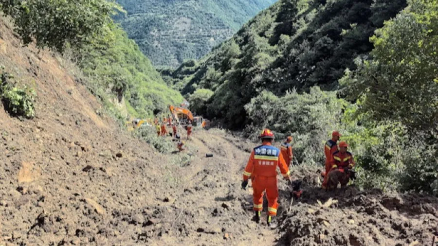 甘肅宕昌任藏村山體滑坡搜救完畢 災害釀 21 人遇難 7 人輕傷的封面圖片