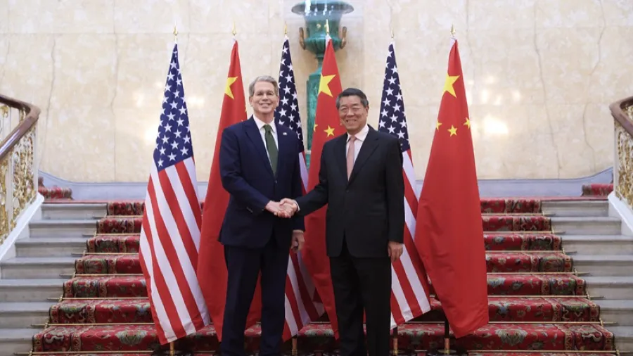 中美經貿磋商機制首次會議達成落實共識框架的封面圖片