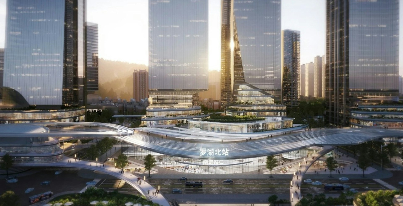 羅湖北站模擬圖