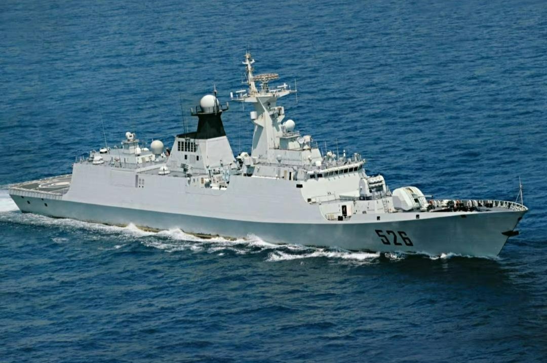 中國海軍054A型護衛艦。(中國海軍)
