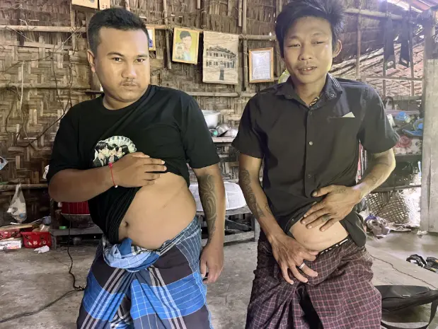 仰光郊區的坎貝村，這個僅有700人的小村落，已有超過10人賣出了自己的器官。（來源：共同通信）
