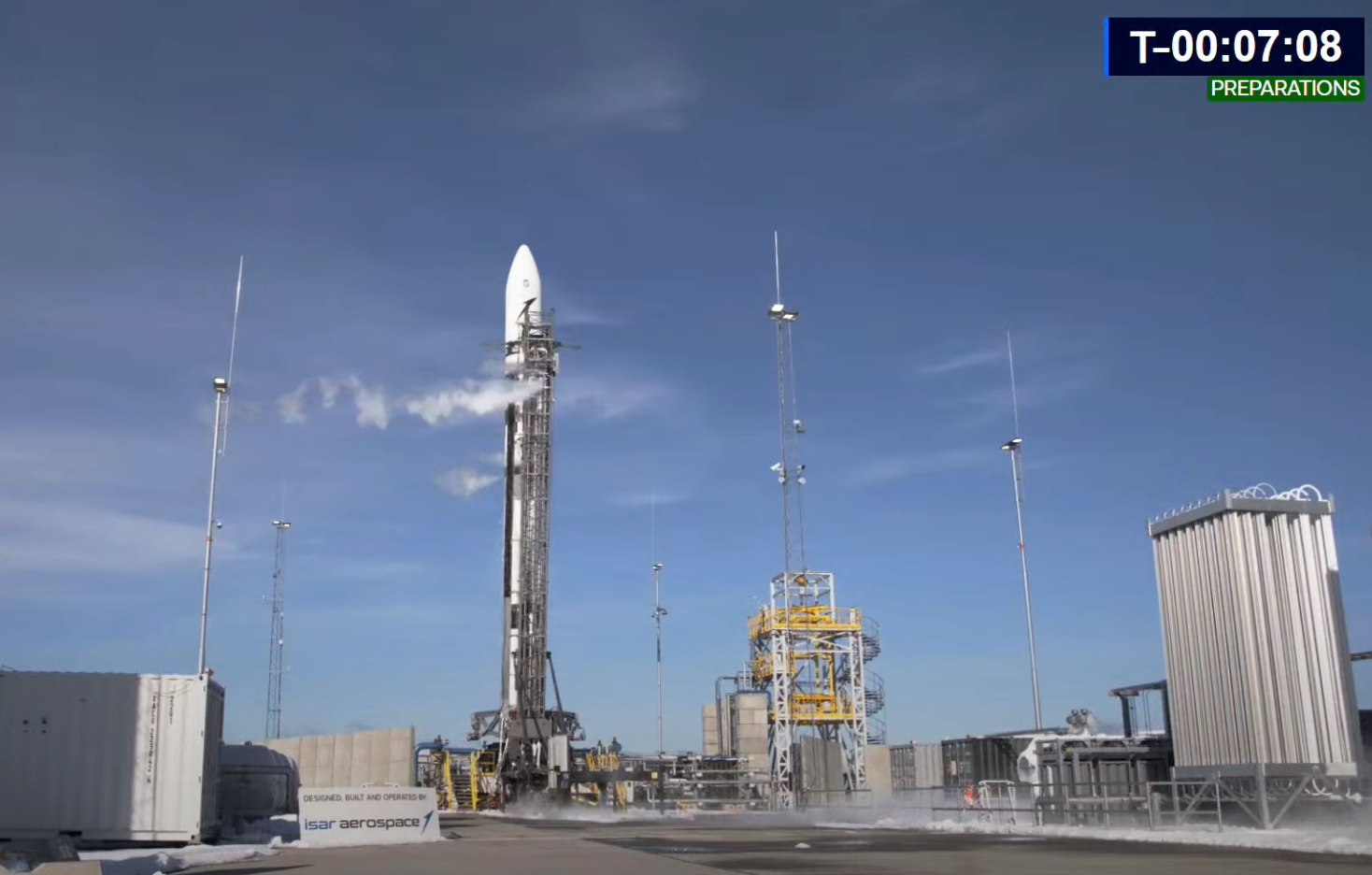 Spectrum火箭發射過程。（Isar Aerospace YouTube 頻道截圖）