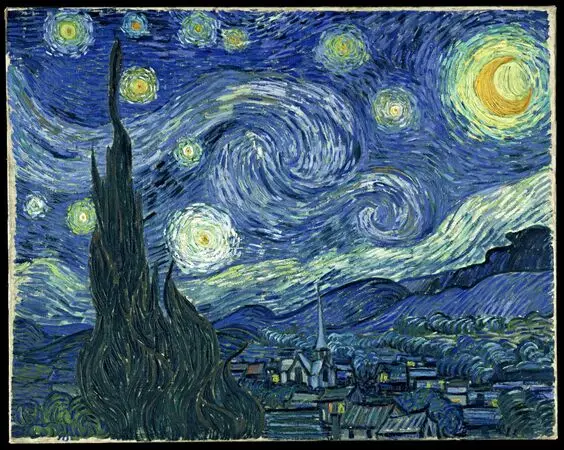荷蘭藝術家梵谷（Vincent van Gogh）的《星夜（The Starry Night）》，向來是後世討論度極高的經典。（來源：Wikimedia Commons）