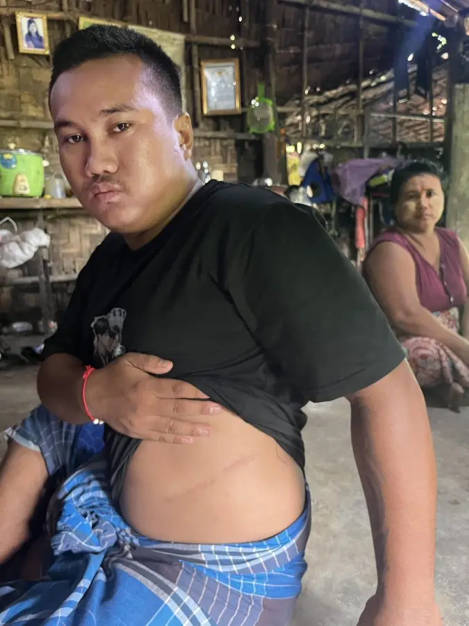 仰光郊區的坎貝村，這個僅有700人的小村落，已有超過10人賣出了自己的器官。（來源：共同通信）