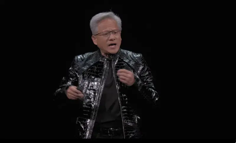 輝達執行長黃仁勳已經抵達中國上海辦公室。（圖╱取自NVIDIA YouTube頻道）