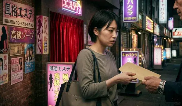 日本女子凱伊因大方公開真人照，在外送風俗業（デリヘル）快速爆紅，入行3個月登頂、月入200萬日圓，穩坐榜首7年。歷經落敗、揮霍窮盡後轉行，褪去浮華找回踏實人生。（示意圖來源：小紅書網友）