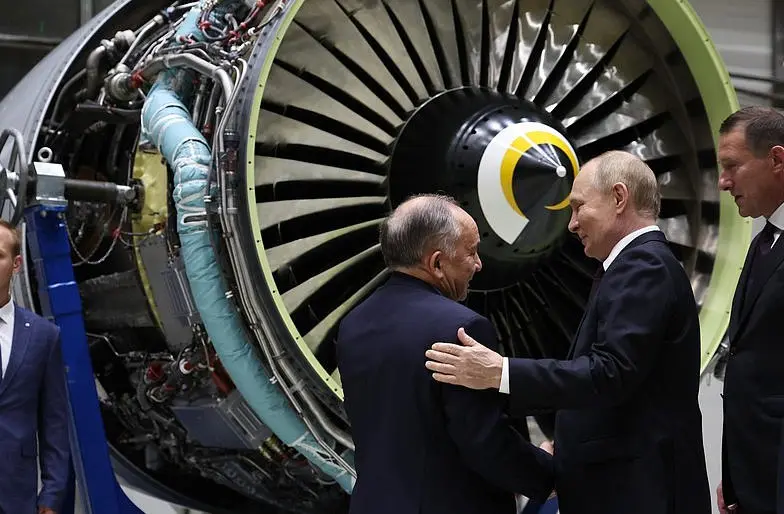 9月5日，普京視察聯合發動機公司工廠 俄羅斯總統府網站