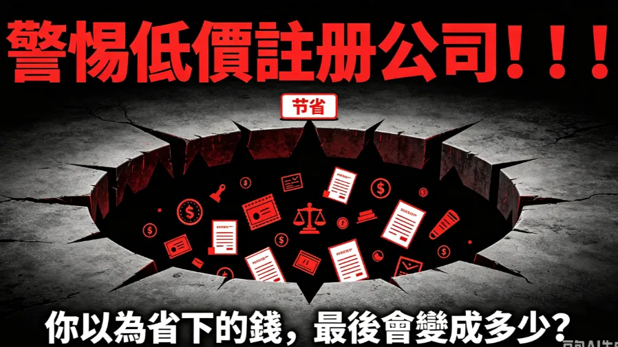 註冊費 vs 隱形維護費：你以為省下的錢，最後會變成多少罰款？的封面圖片