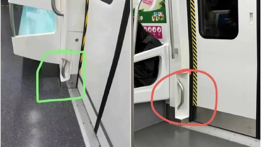 內地地鐵車廂多一個貼地扶手？網友歪樓答案笑翻全網的封面圖片