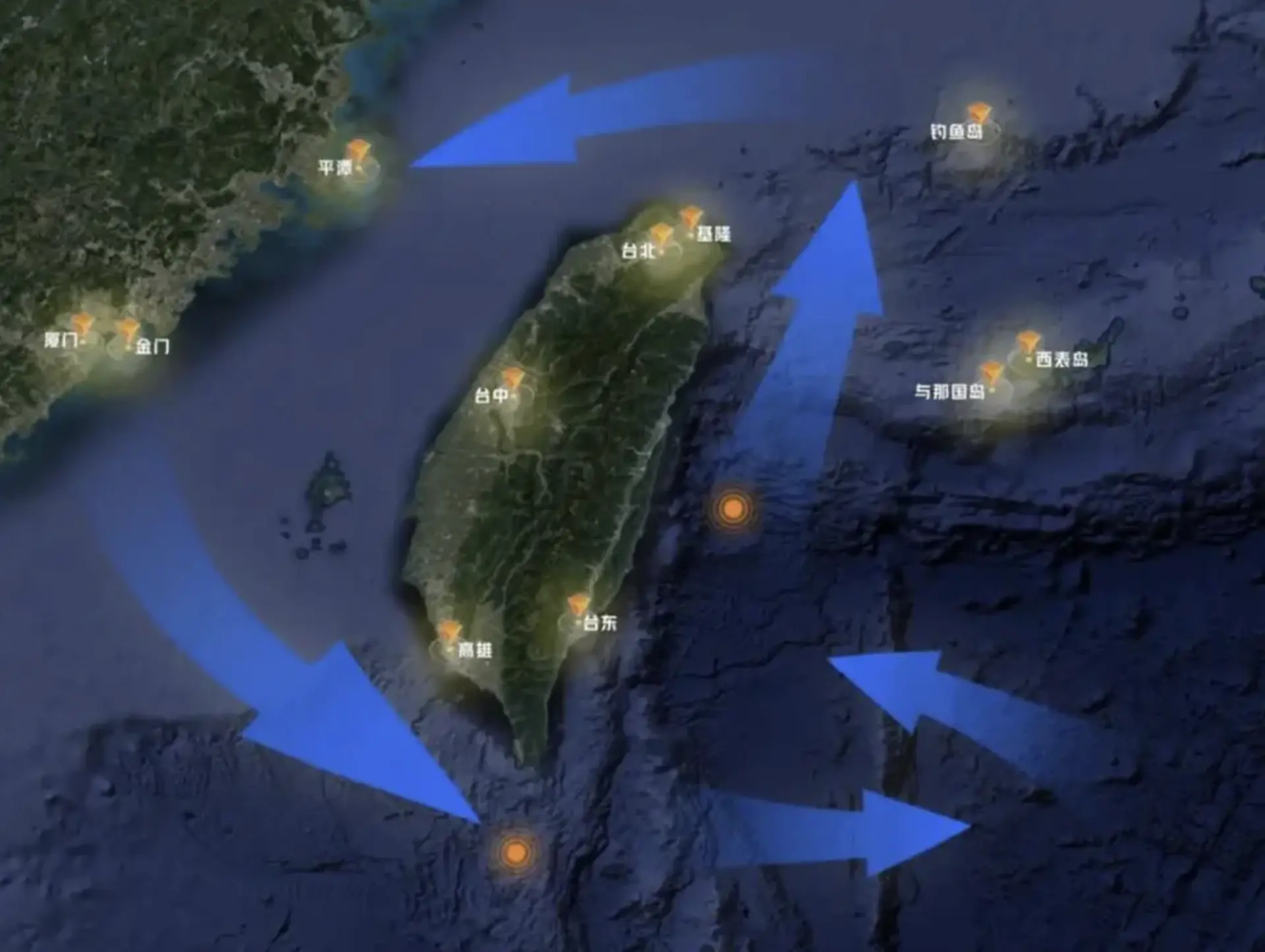 台灣完全不同。一旦台海爆發衝突，首先面對的就是海空全面封鎖。沒有源源不絕的陸上補給線，也沒有像歐洲那樣的大後方工業體系。(圖：網絡截圖)