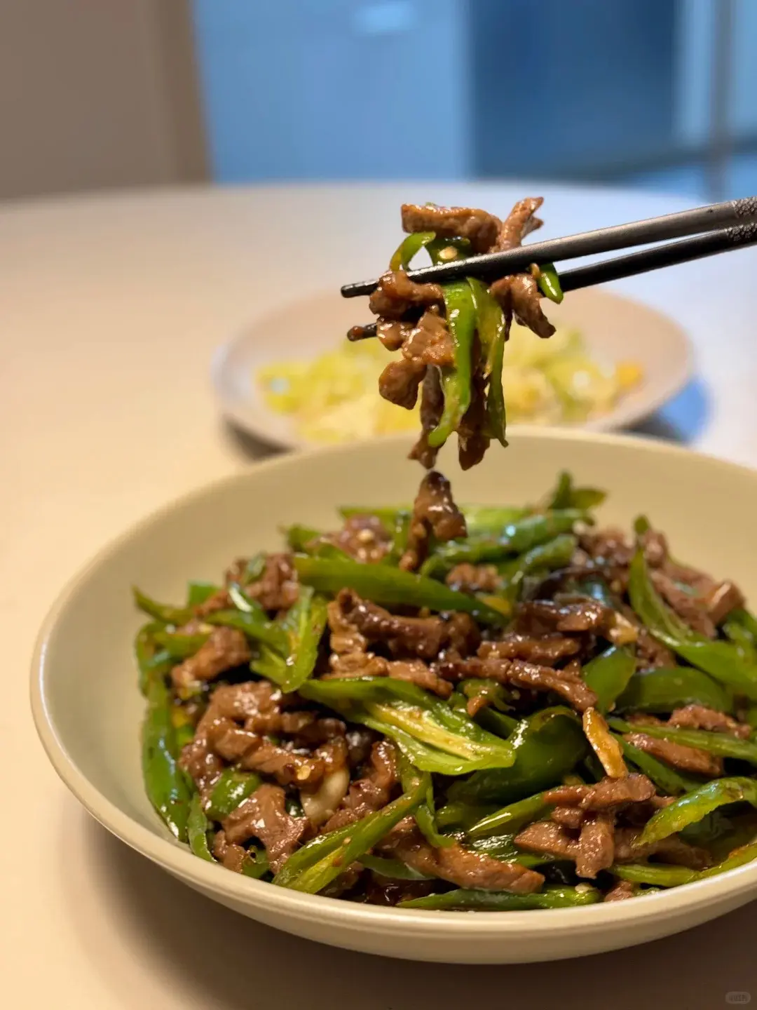 牛肉炒青椒（示意圖來源：小紅書網友）