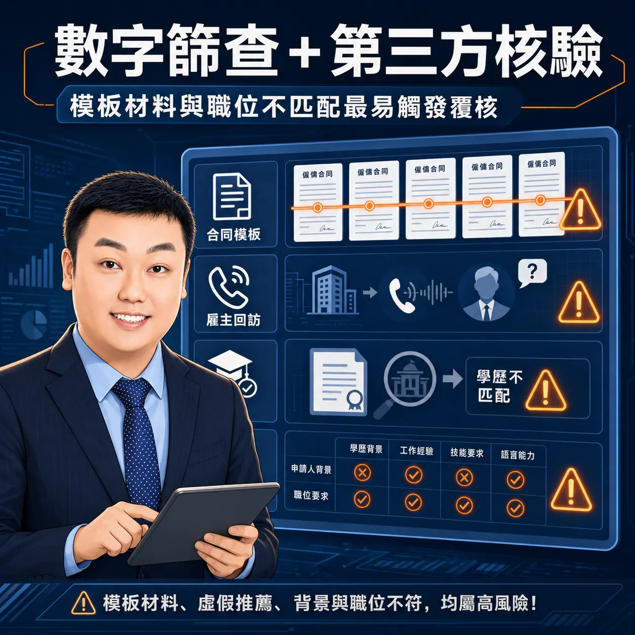 第三，數字化篩查，查的是模板化和群體性異常。
