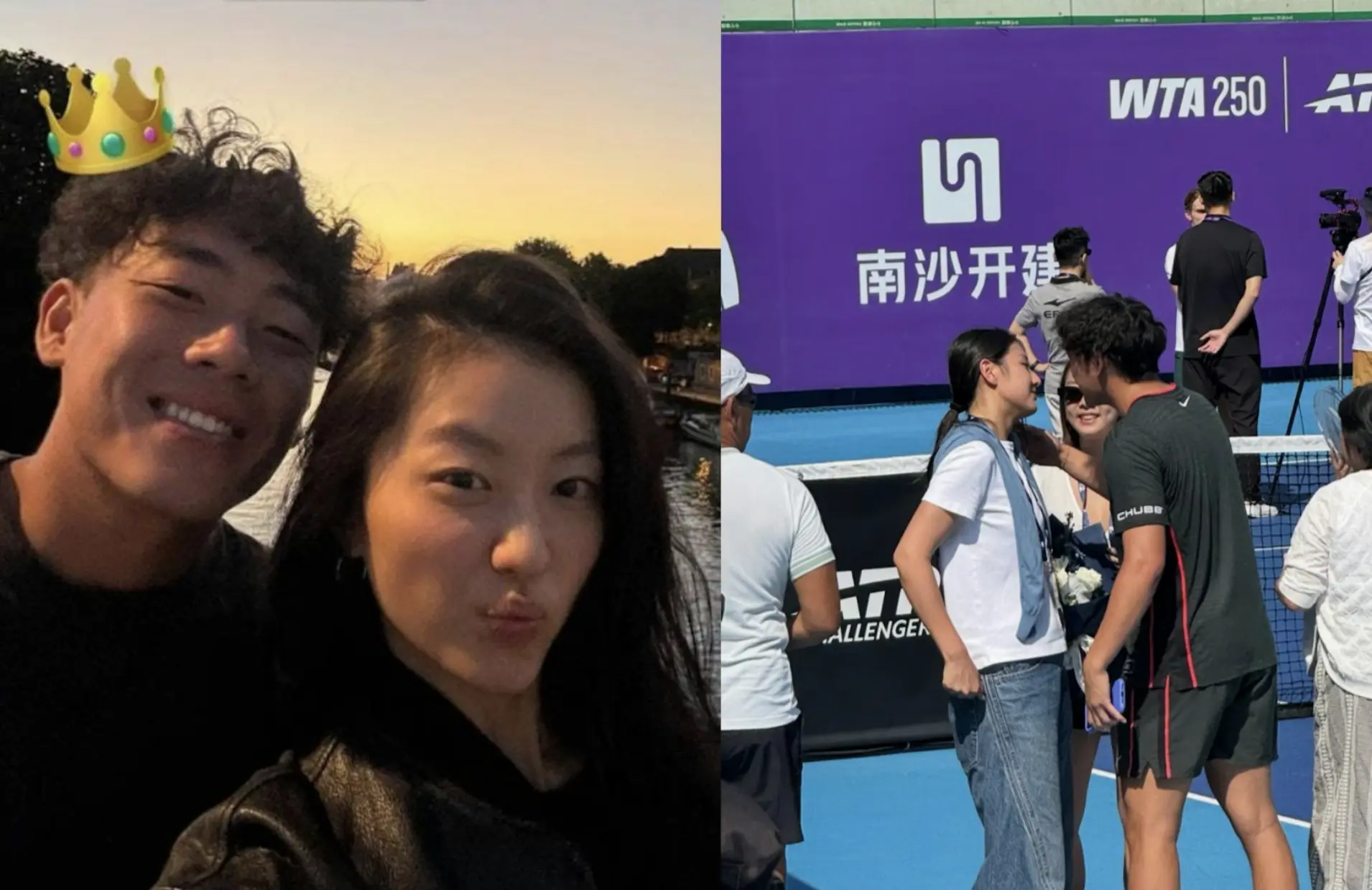 今年 2 月黃澤林與康堤被爆出秘戀，4 月康堤公開認愛，不時到賽場支持黃澤林，亦在社交平台分享合照放閃。不過後來有網民發現二人互相取消關注，9 月底開始傳出情變。(圖：小紅書)