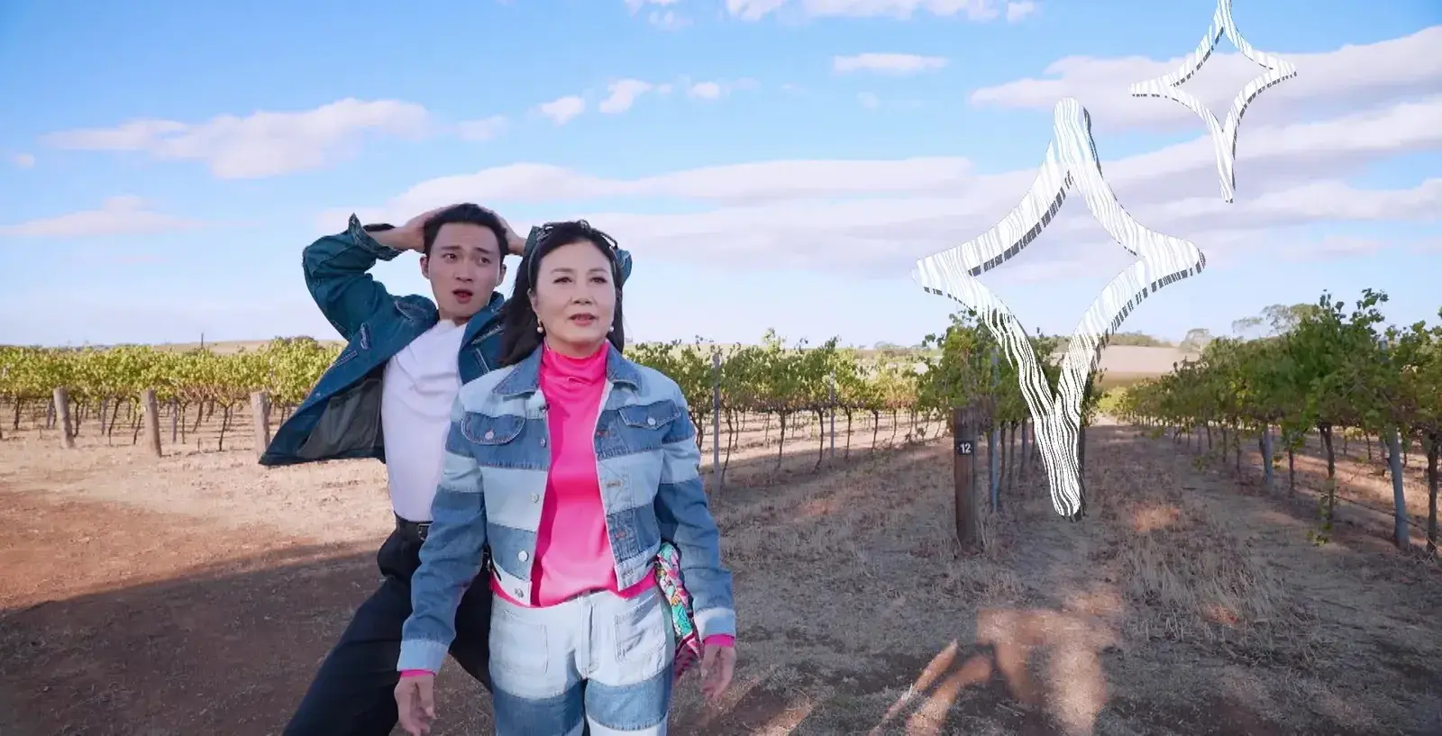 首集「護駕」阿姐的是「搞笑擔當」周嘉洛，這位曾在澳洲留學的年輕演員，成為了最貼心的嚮導。出發前，尚未登場的羅家英早已隔空傳授照顧阿姐的「四大錦囊」。(圖： TVB)