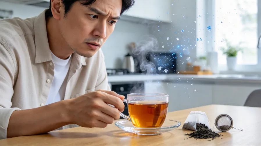 熱水沖茶包等於喝上千顆塑膠？玉米纖維茶包也無法倖免？的封面圖片