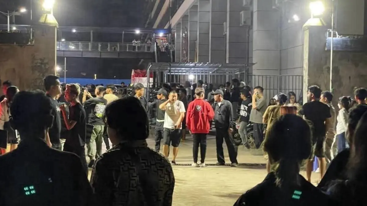 柬埔寨詐騙園區近日被封，大批人員漏夜逃離。(網上圖片)